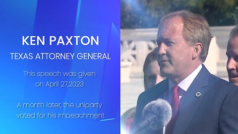 Texas AG Ken Paxton tells how liberal counties committed election fraud in the 2020 Election.