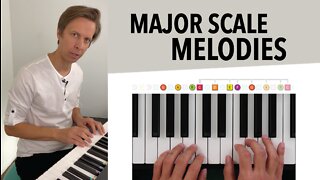 How to Write Melodies Using the Major Scale