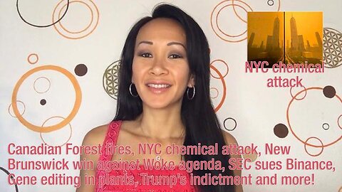 Canadian Forest fires, NYC chemical attack, New Brunswick win against woke agenda, SEC sues Binance,