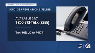 Examining suicide prevention as part of Mental Health Awareness Week