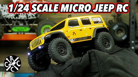 Axial SCX24 Jeep Wrangler JLU CRC Unboxing & Test Crawl