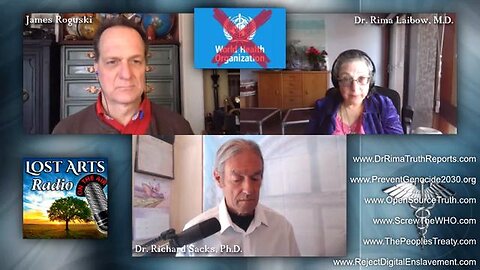 Your Help Is Needed To Stop The W.H.O. Imminent Takeover - Dr. Rima Laibow, M.D. & James Roguski