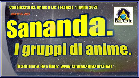 Sananda. I gruppi di anime.