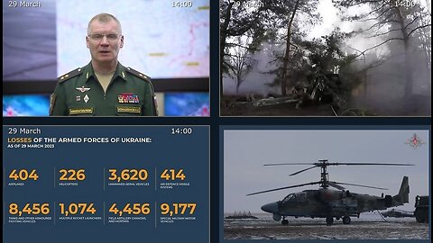 29.03.23 ⚡️ Russian Defence Ministry report on the progress of the deNAZIfication of Ukraine