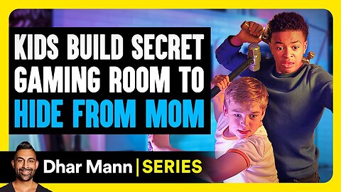 Jay's World S2 Ep 02: Kids Build SECRET Gaming Room To HIDE From Mom | Dhar Mann Studios