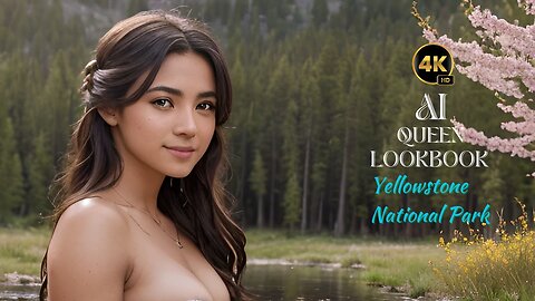 [4K] Ai Queen LookBook l Yellowstone National Park l Prairie Blossom Boutique #AiQueenLookBook #ai