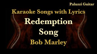 Bob Marley Redemption Song Acoustic Guitar [Karaoke Songs with Lyrics]