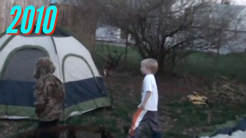 THE 2010 ADVENTURES: BACKYARD CAMPING ADVENTURE (PART 1)