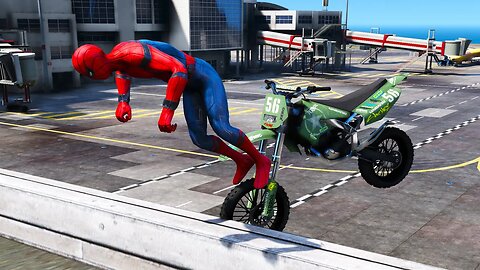 GTA 5Spiderman Epic Jumps Ragdolls Stunts & Fails Episode 72 (Euphoria Ragdolls)