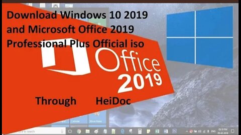 How to download Windows 10 2023 and Microsoft Office prof. plus (HeiDoc) 2023.