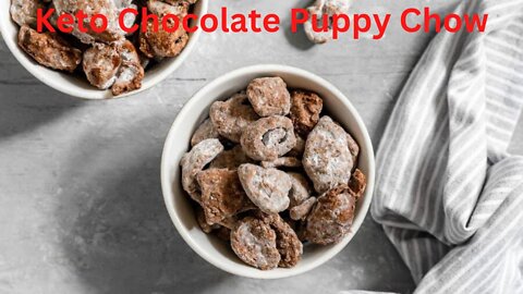 How To Make Keto Chocolate Puppy Chow - Keto Dessert Recipe