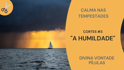 PÍLULAS DA DIVINA VONTADE - CALMA NAS TEMPESTADES - 3