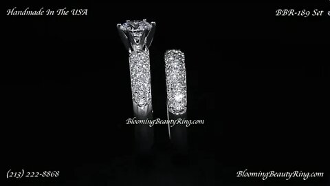 BBR-189 Set Engagement Ring And Matching Wedding Band