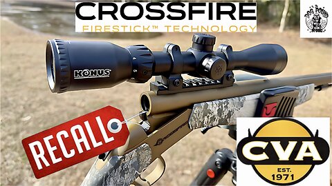 CVA ANNOUNCES RECALL OF THE NEW CROSSFIRE MUZZLELOADERS! #recall