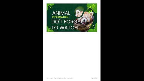 ANIMALS INFORMATIONS