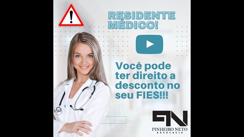 Residente Médico? Que tal ter desconto no FIES?