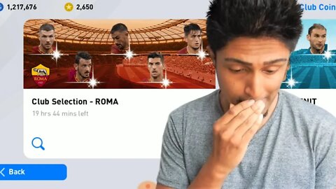 Club Selection - ROMA PACK OPENING | PES 20 MOBILE