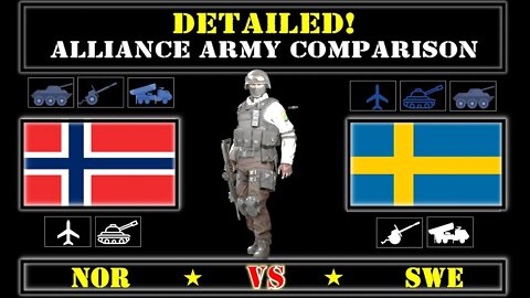 Norway VS Sweden Detailed Comparison of Military Power 🇳🇴 🇸🇪,✈ Army 2021