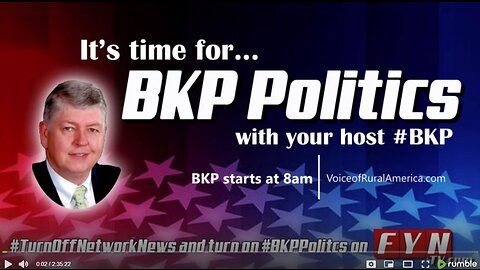 LIVESTREAM - Monday 8:00am ET - Voice of Rural America with BKP