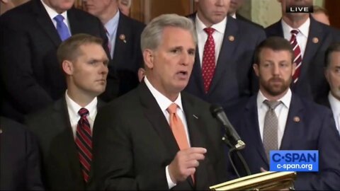 Rep. McCarthy: “We Believe In The Rule Of Law” & “That’s Why The Bipartisan Vote” Was No On Inquiry