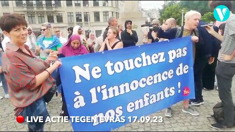 Actie tegen Evras 17.09.2023 Brussel