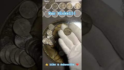 WAR!!! Silver Found!! #shorts #coinrollhunting #warnickel