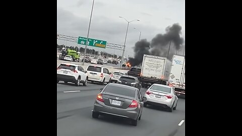 Vehicle Fire On Highway 401