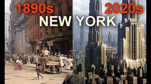 1890s vs 2020s Spectacular New York City in Color | New York City | #newyork #us #bigapple