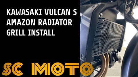 Kawasaki Vulcan 650 S Radiator Grill Install