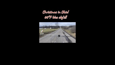 Christmas Day motorcycle ride in Ohio