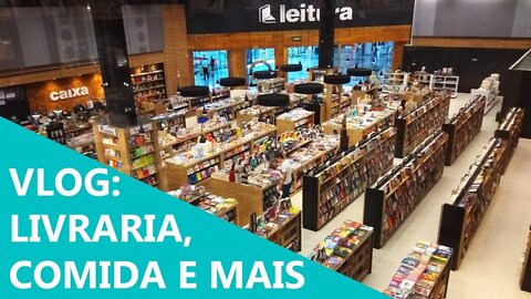 VLOG #2 : LIVRARIA, COMIDA, COMPRAS, FILME E ALGUMAS LEITURAS 📚 | Biblioteca da Rô