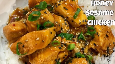 Ninja Foodi Honey Sesame Chicken | Pressure Cooker Recipe