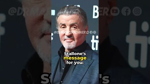 Sylvester Stallone's message for you #sylvesterstallone #setbacks #dailydoseofpositivity