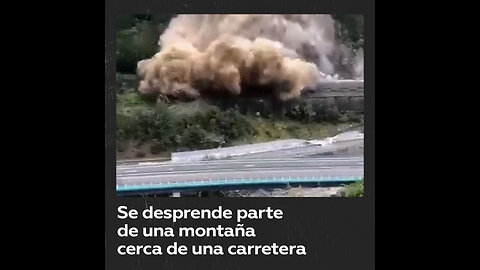 Un gran deslizamiento de tierra en Saint-André, Francia