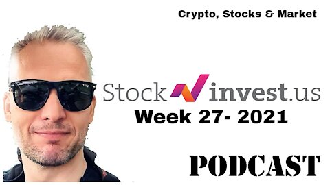 Week 27 - 2021 - Crypto Getting Back As Nasdaq Goes Higher