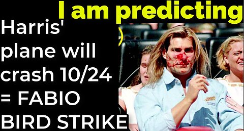 I am predicting: Harris' plane will crash on Oct 17 = FABIO BIRD STRIKE PROPHECY