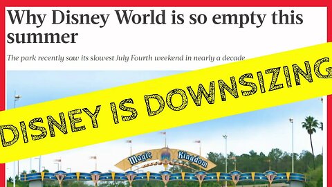 Disney CEO announces they may sell 1/3 of the company's media while parks empty & movies are tanking