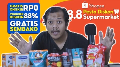 Promo Shopee Kebutuhan Sehari-hari, Shopee 8.8 Pesta Diskon Supermarket