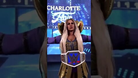 WWE 2k22 Charlotte Flair Entrance #shorts