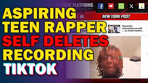 Aspiring rapper, raised by a single mother, shoots himself while recording TikTok.