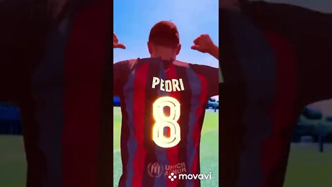 PEDRI REVEALS HIS NEW NUMBER 💥 #shorts