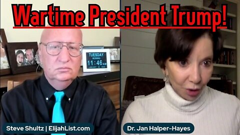 New Dr. Jan Halper-Hayes BOOMSHELL: Wartime President Trump!