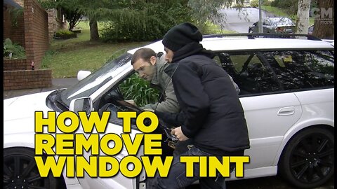 How To Remove Window Tint