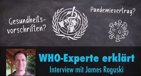 WHO-Experte erklärt Änderungen im Pandemievertrag und den Internationalen Gesundheitsvorschriften