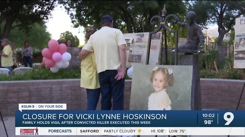 Candlelight vigil for Vicki Lynne Hoskinson held at Children's Memorial Park