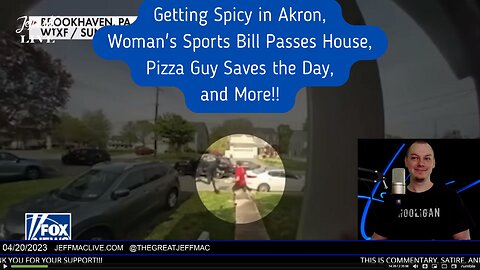 Getting Spicy in Akron, Woman ONLY in Woman's Sports, Pizza Guy Saves the Day, and More!!