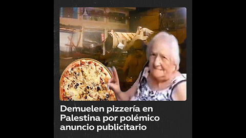 Militares israelíes demuelen una pizzería palestina tras anuncio con una anciana capturada por Hamás