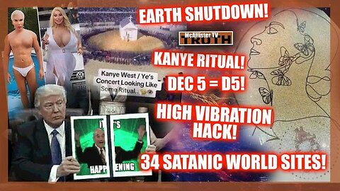 CASTLE ROCK: EARTH SHUTDOWN! 34 WORLD SATANIC SITES! KANYE RITUAL CONCERT! RE-CONNECT!