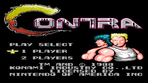 Retro - Contra (NES) - Playthrough