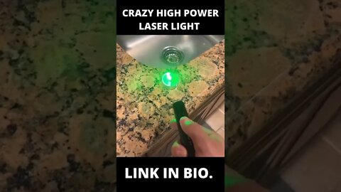 This laser is so powerful it can light a candle 🙀 #shorts